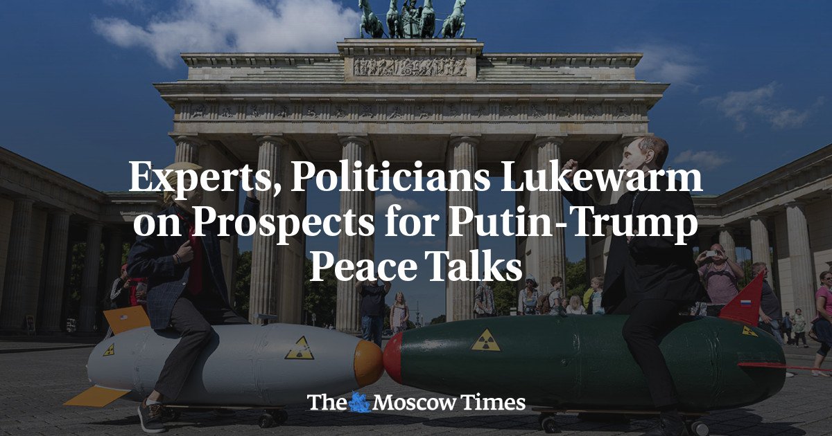 Experts, Politicians Lukewarm on Prospects for Putin-Trump Peace Talks