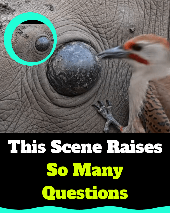 Why Is This Bird Standing So Close to a Rhino’s Eye